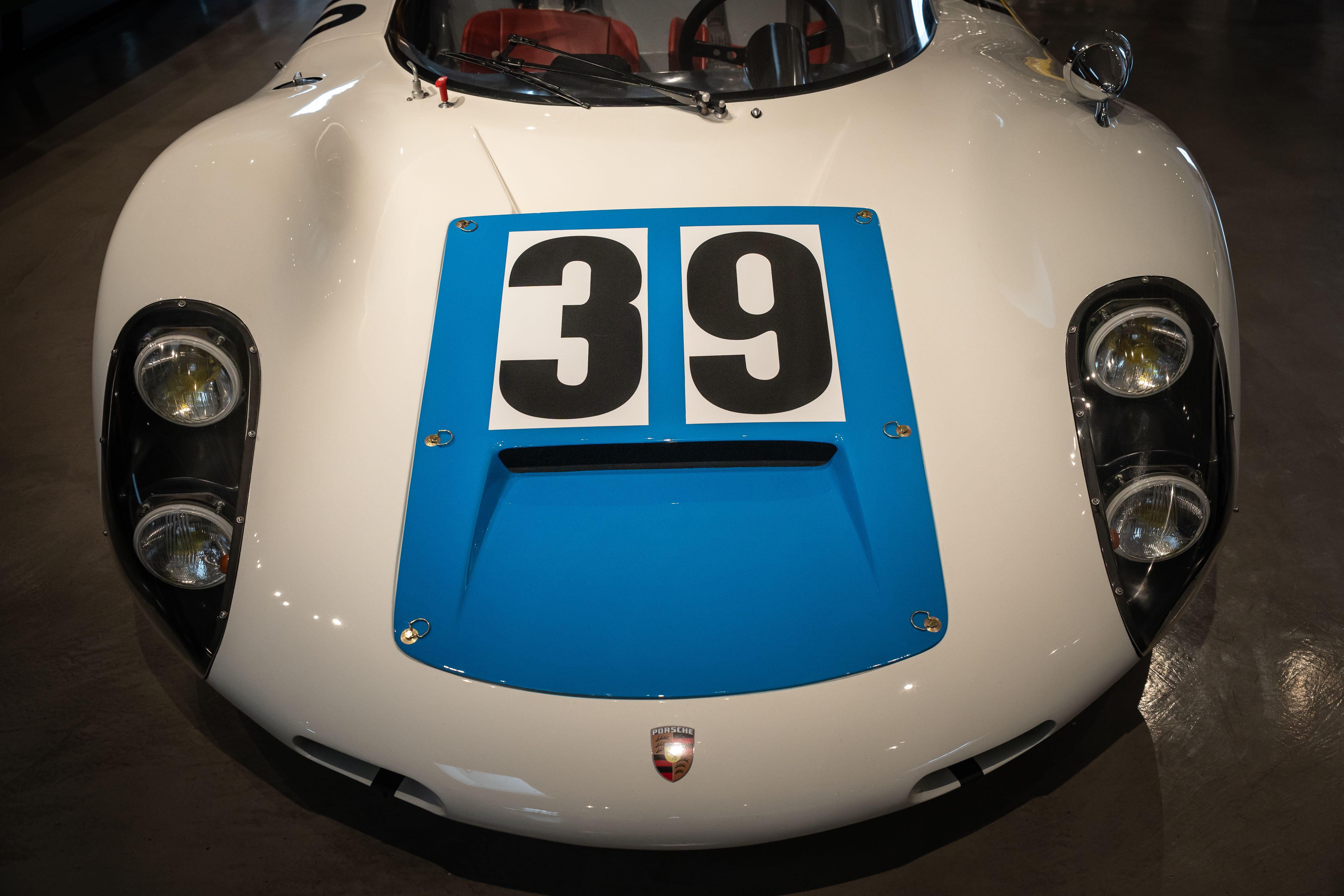 Bruce Meyer's Porsche 910 race car #39 in Los Angeles.