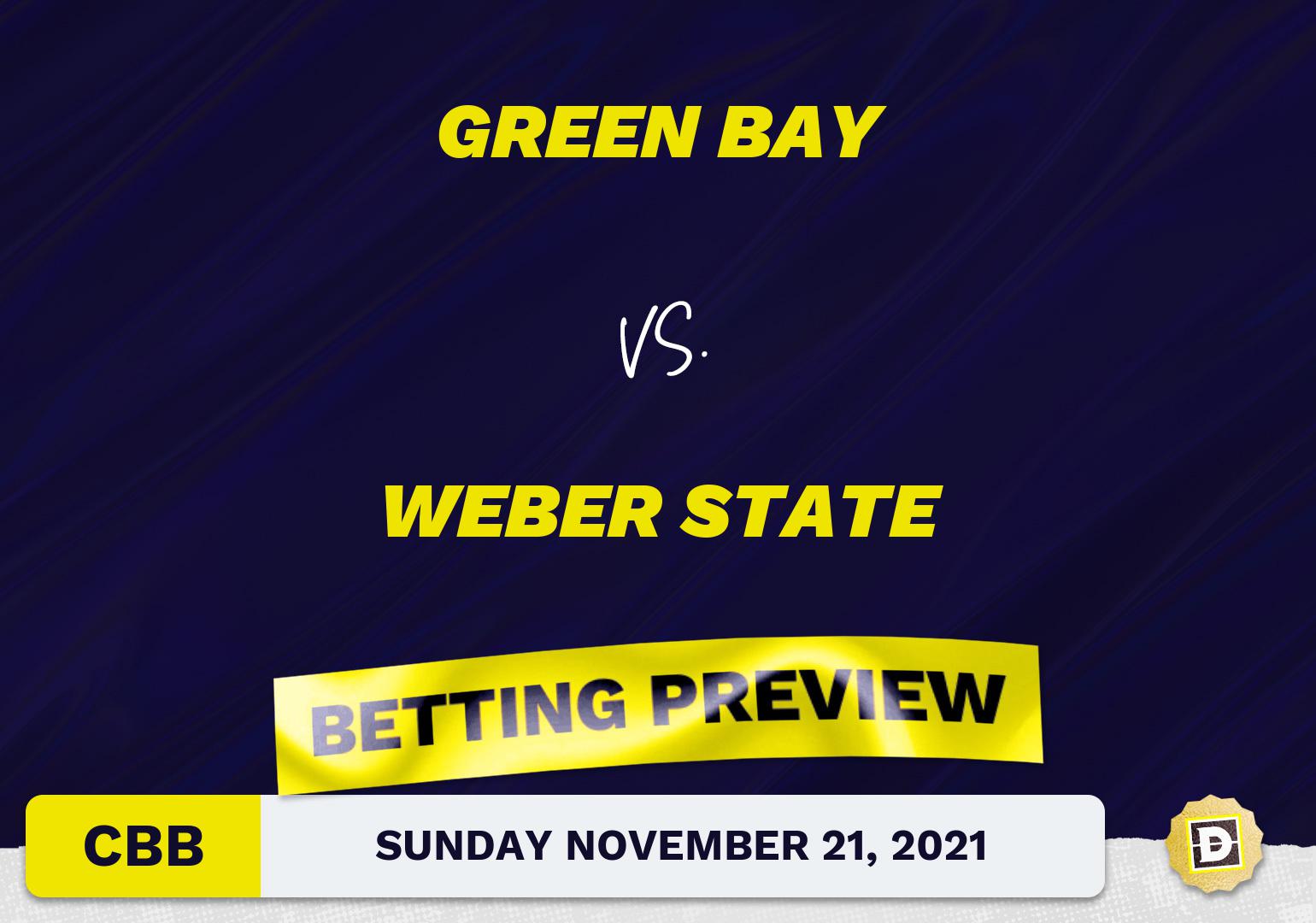 Green Bay vs. Weber State CBB Predictions and Odds - Nov 21, 2021