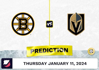 Boston Bruins vs. Vegas Golden Knights Prediction, Odds, NHL Picks [1/11/2024]