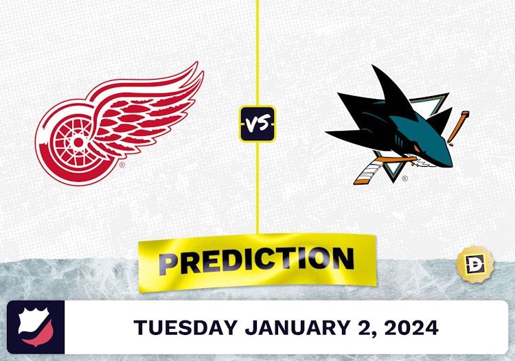 Detroit Red Wings vs. San Jose Sharks Prediction, Odds, NHL Picks  [1/2/2024]