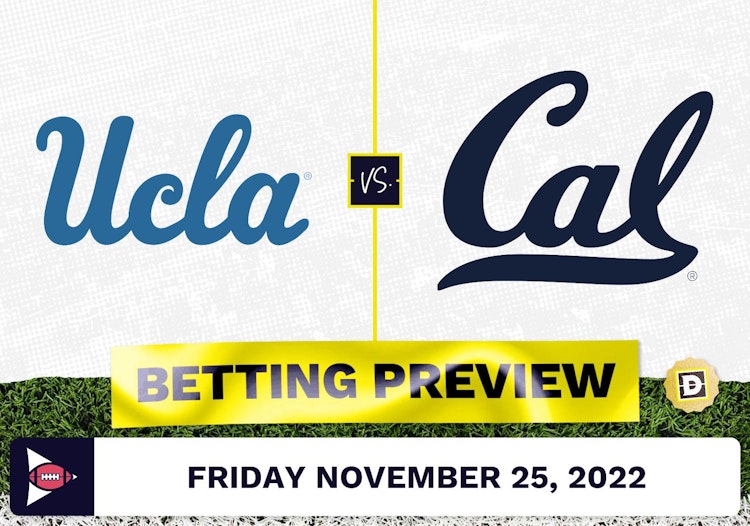 UCLA vs. California CFB Prediction and Odds - Nov 25, 2022