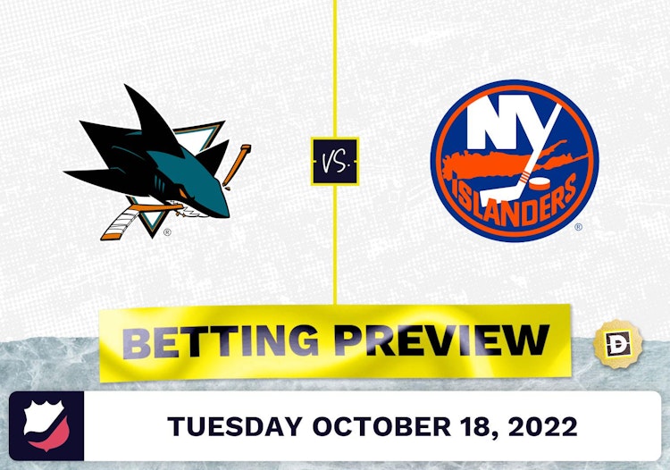 Sharks vs. Islanders Prediction and Odds - Oct 18, 2022