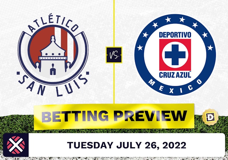 San Luis vs. Cruz Azul Prediction and Odds - Jul 26, 2022