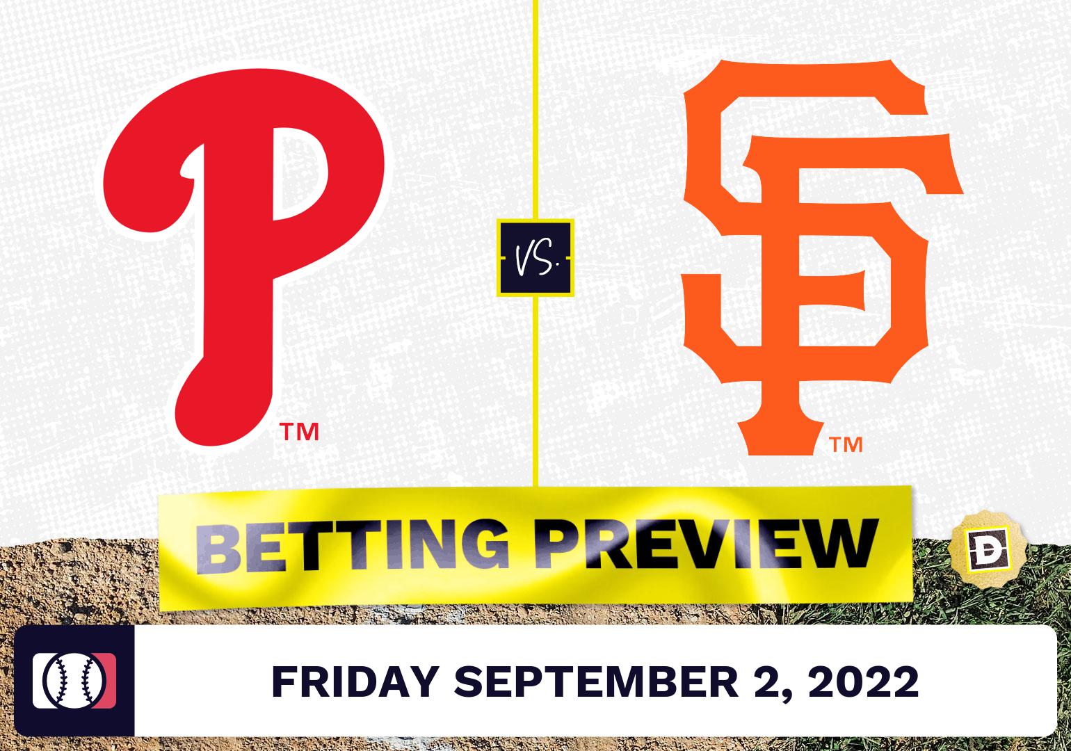 Phillies vs. Giants Prediction and Odds - Sep 2, 2022