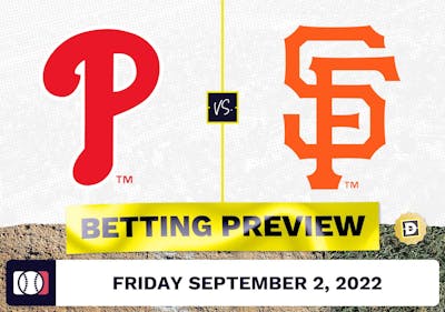 Phillies vs. Giants Prediction and Odds - Sep 2, 2022