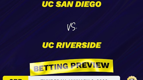 UC San Diego vs. UC Riverside CBB Predictions and Odds - Jan 6, 2022