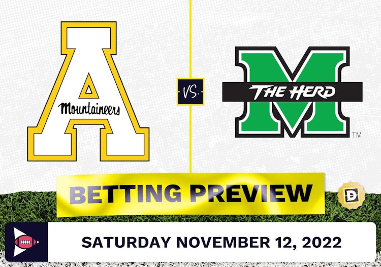 Appalachian State vs. Marshall CFB Prediction and Odds - Nov 12, 2022