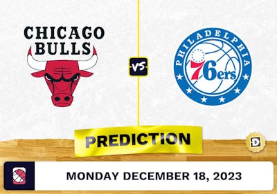 Chicago Bulls vs. Philadelphia 76ers Prediction, Odds, Picks for NBA Monday [12/18/2023]