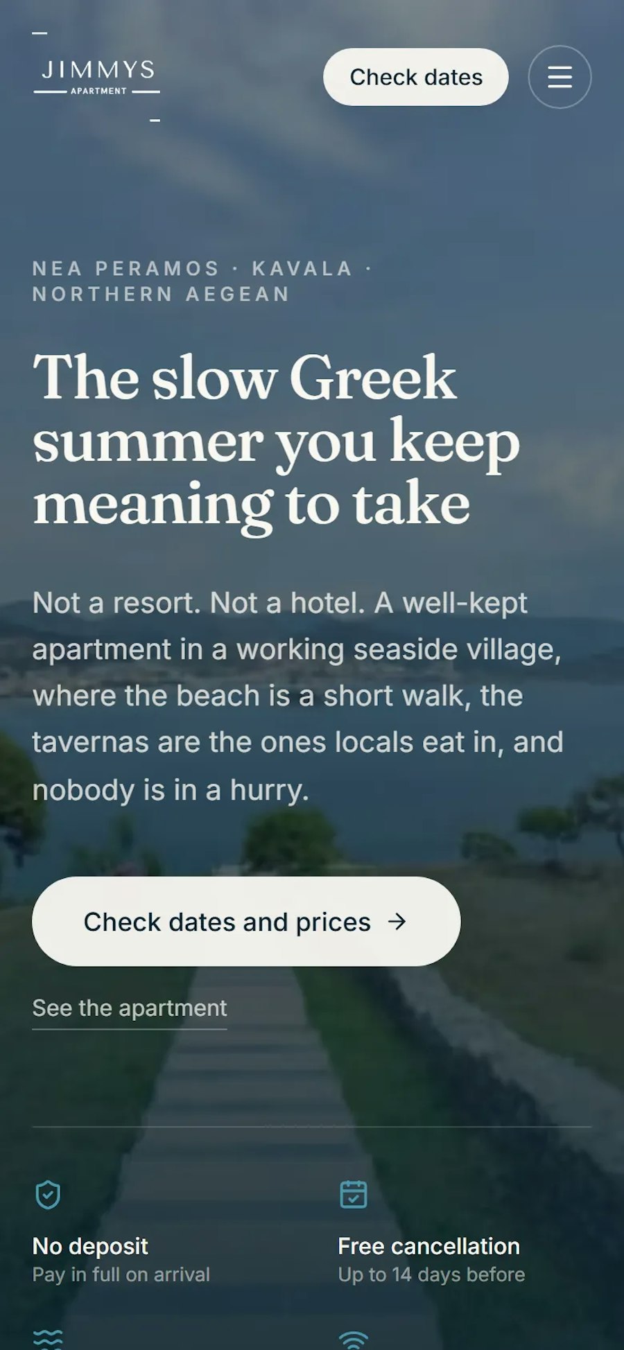 Jimmy's Apartment — holiday apartment near Kavala 1