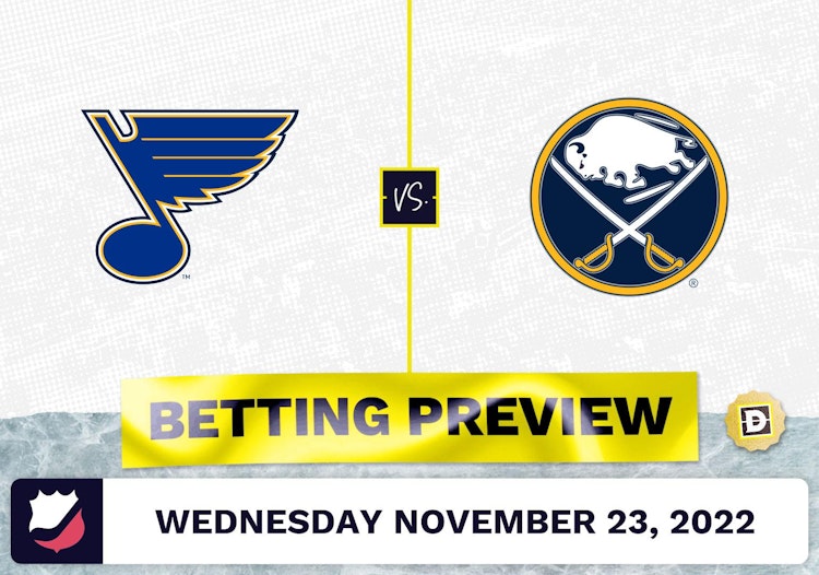 Blues vs. Sabres Prediction and Odds - Nov 23, 2022