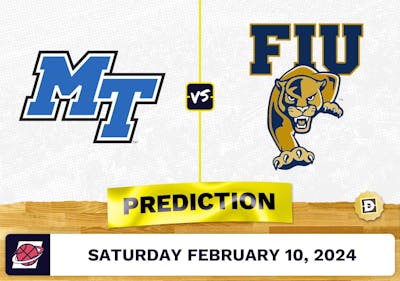 Middle Tennessee vs. Florida International Prediction, Odds, College Basketball Picks [2/10/2024]
