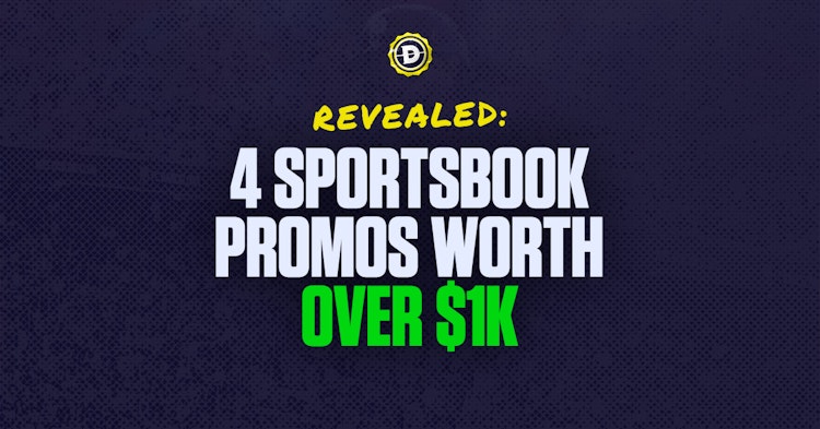 Dimers reveals four lesser-known sportsbook promo offers worth over $1,000.