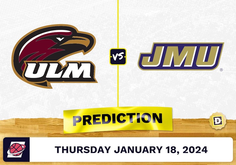 Louisiana-Monroe vs. James Madison Prediction, Odds, College Basketball Picks [1/18/2024]