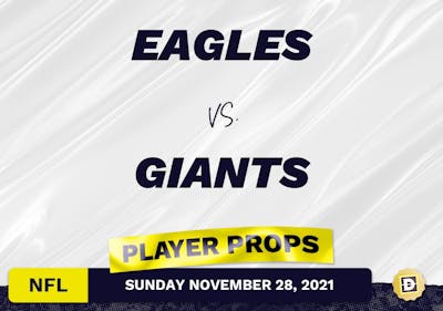 Eagles vs. Giants Projected Player Stats - Nov 28, 2021