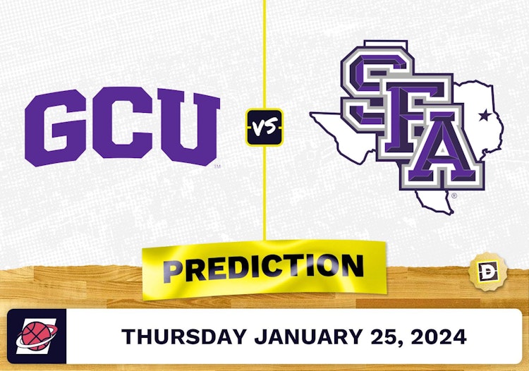 Grand Canyon vs. Stephen F. Austin Prediction, Odds, College Basketball Picks [1/25/2024]
