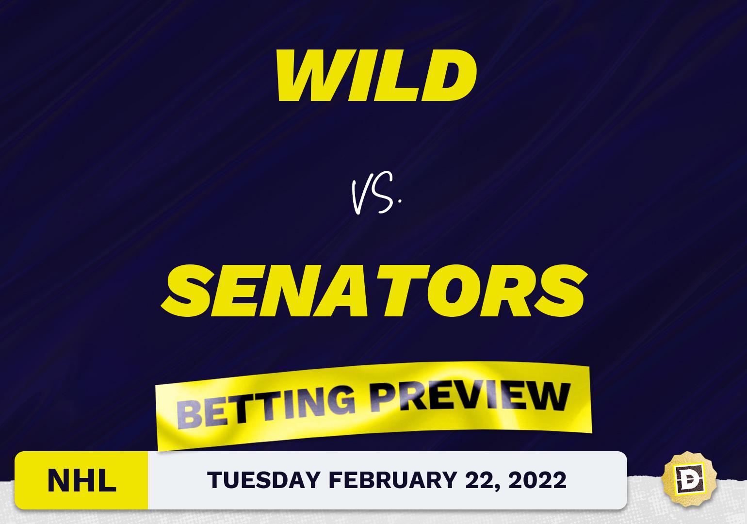 Wild vs. Senators Predictions and Odds - Feb 22, 2022