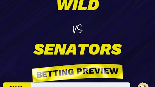 Wild vs. Senators Predictions and Odds - Feb 22, 2022