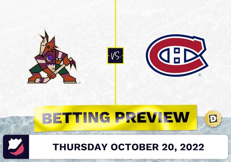 Coyotes vs. Canadiens Prediction and Odds - Oct 20, 2022