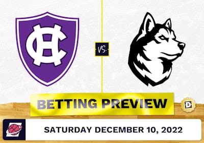 Holy Cross vs. Northeastern CBB Prediction and Odds - Dec 10, 2022