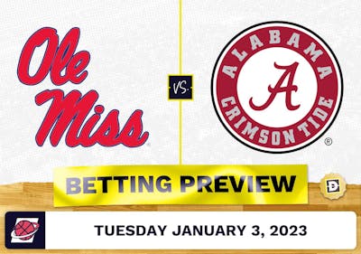 Ole Miss vs. Alabama CBB Prediction and Odds - Jan 3, 2023