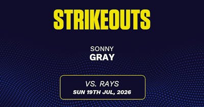 Sonny Gray projections July 19: Strikeouts, outs, and earned runs vs. Rays [2026]
