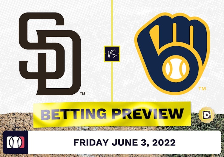 Padres vs. Brewers Prediction and Odds - Jun 3, 2022