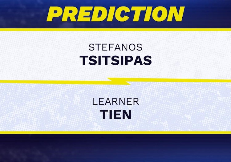 Stefanos Tsitsipas vs Learner Tien Tennis Prediction.