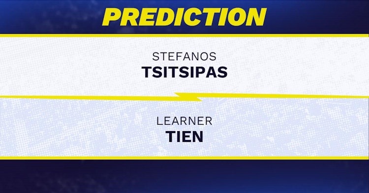 Stefanos Tsitsipas vs Learner Tien Tennis Prediction.