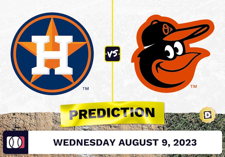 Astros vs. Orioles Prediction for MLB Wednesday [8/9/2023]