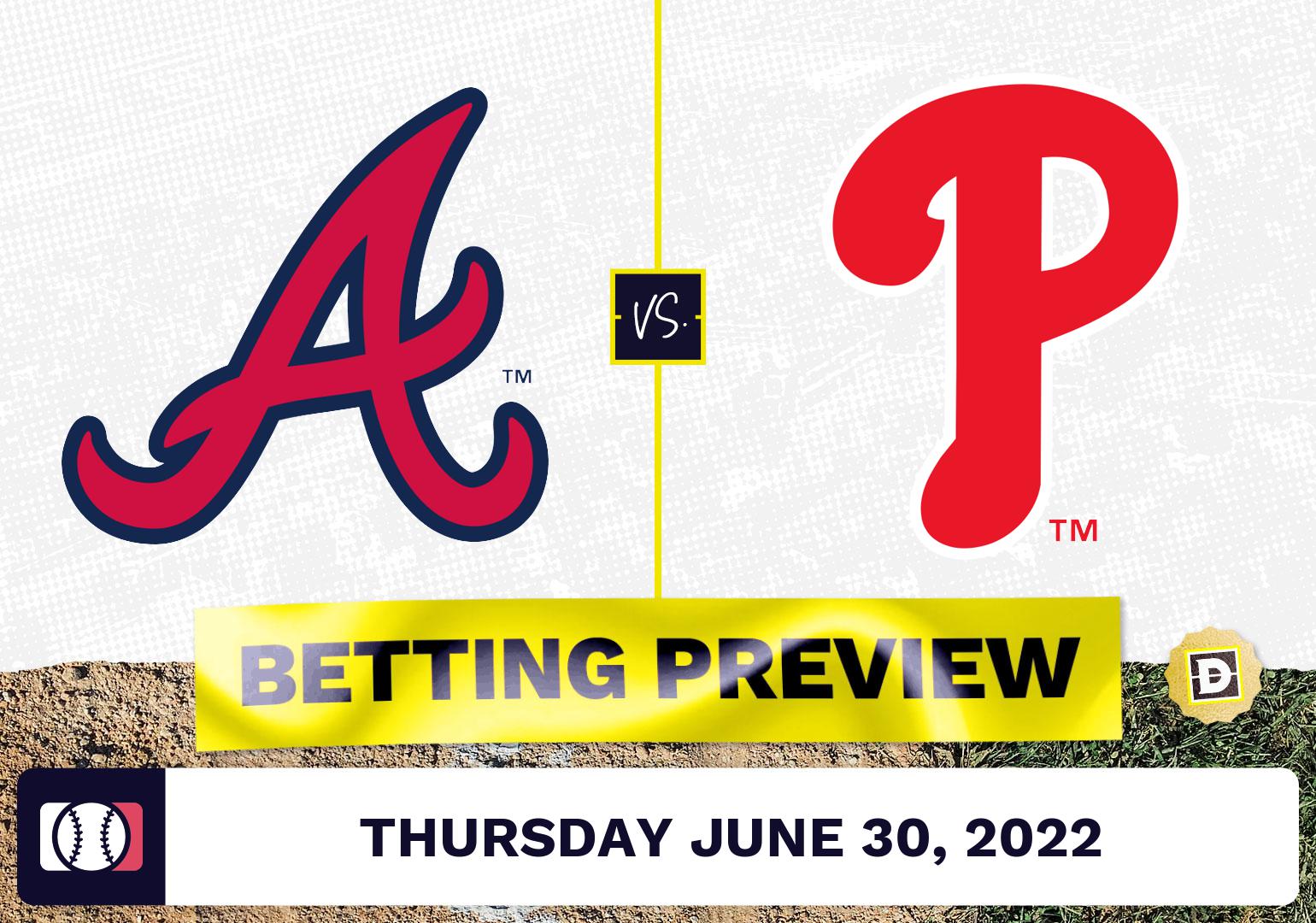 Braves vs. Phillies Prediction and Odds - Jun 30, 2022