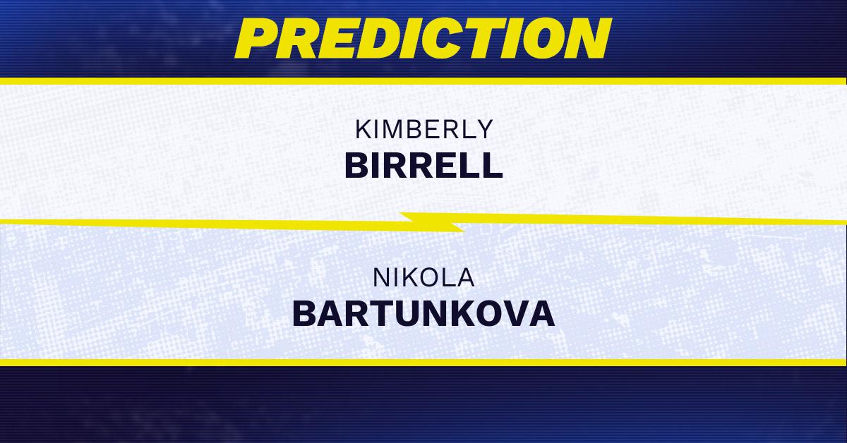Kimberly Birrell vs. Nikola Bartunkova prediction, odds, picks for 2025 WTA Chennai