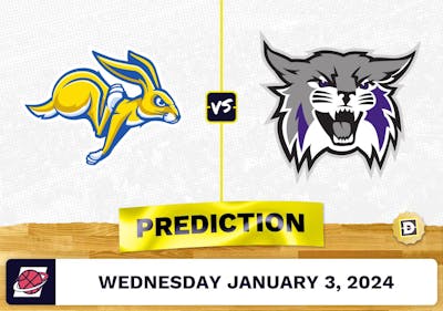 South Dakota State vs. Weber State Prediction, Odds, College Basketball Picks  [1/3/2024]