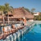 As friends gather, swim in Mayan Monkey's pool