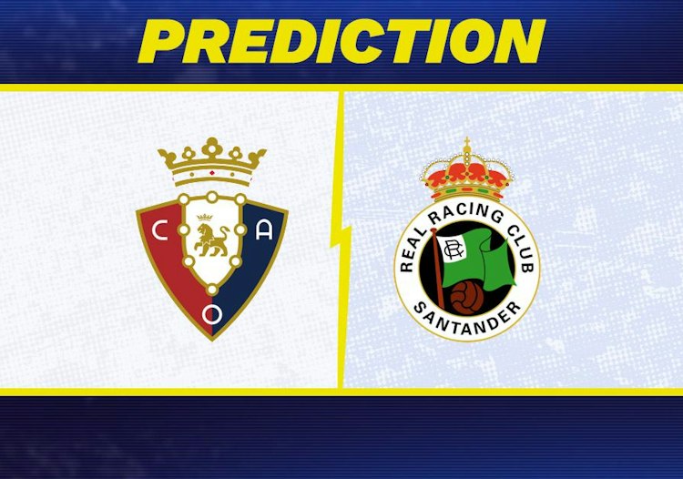 Osasuna takes on Racing Santander in La Liga action.
