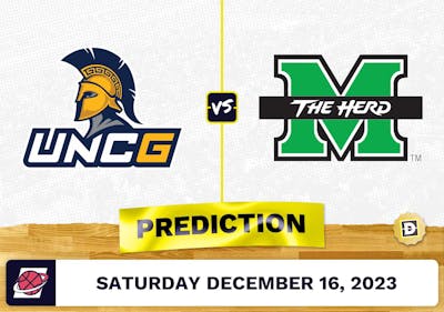 UNC Greensboro vs. Marshall Prediction, Odds, Picks for College Basketball Saturday [12/16/2023]