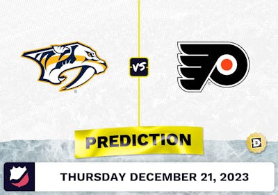Nashville Predators vs. Philadelphia Flyers Prediction, Odds, NHL Picks  [12/21/2023]