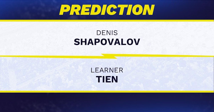 Denis Shapovalov vs Learner Tien Tennis Prediction.