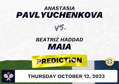 Anastasia Pavlyuchenkova vs. Beatriz Haddad Maia Prediction - WTA Hong Kong 2023