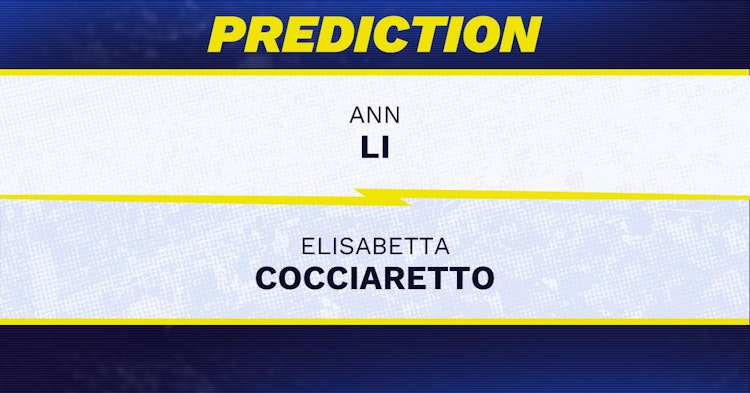 Ann Li vs Elisabetta Cocciaretto Tennis Prediction.