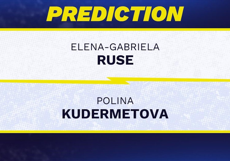 Elena-Gabriela Ruse vs Polina Kudermetova Tennis Prediction.