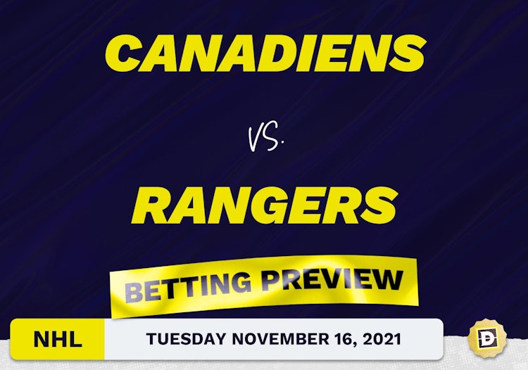 Canadiens vs. Rangers Predictions and Odds - Nov 16, 2021