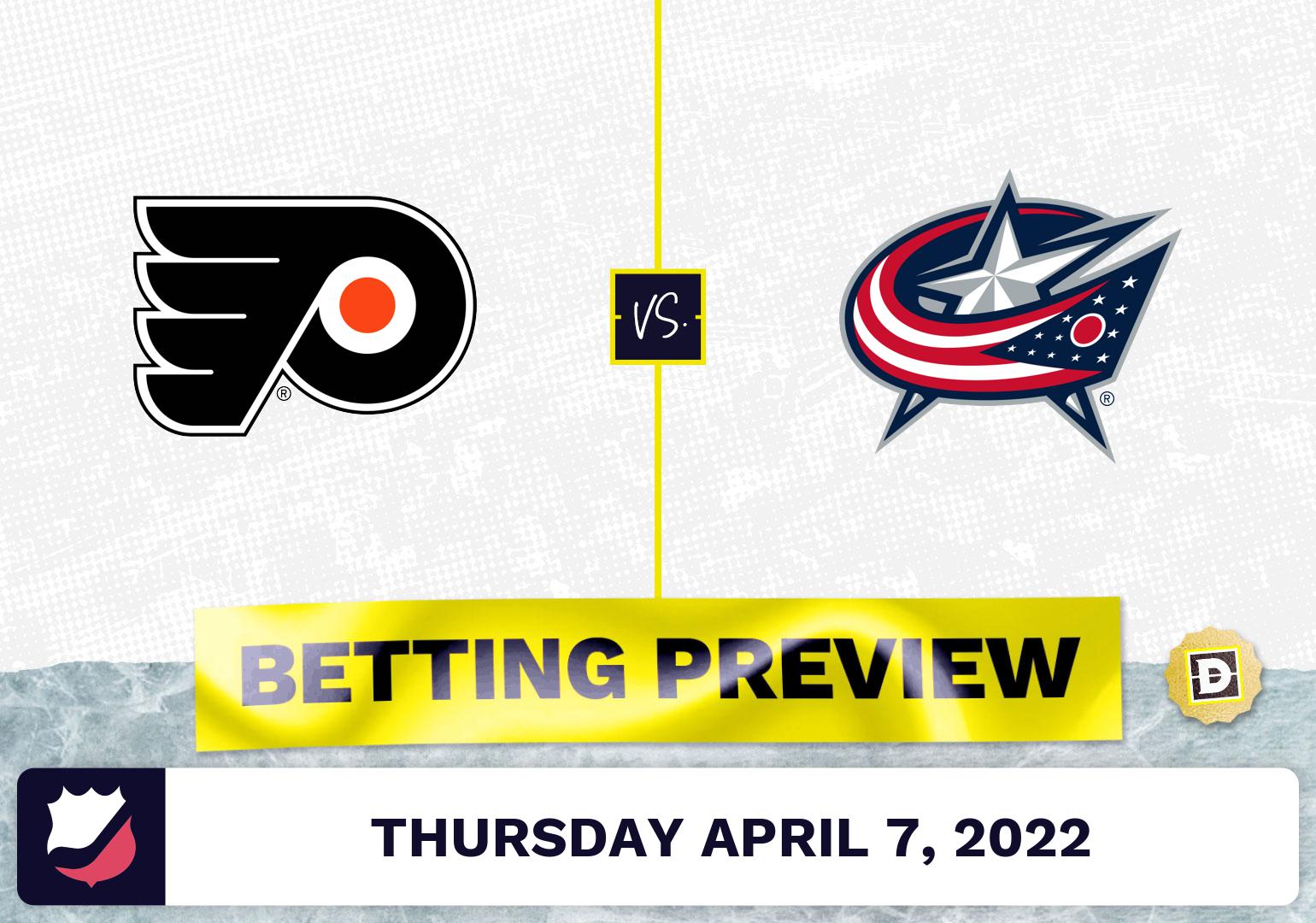 Flyers vs. Blue Jackets Prediction and Odds - Apr 7, 2022