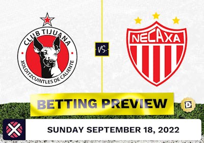 Club Tijuana vs. Necaxa Prediction and Odds - Sep 18, 2022