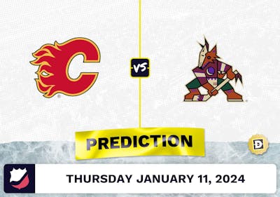 Calgary Flames vs. Arizona Coyotes Prediction, Odds, NHL Picks [1/11/2024]