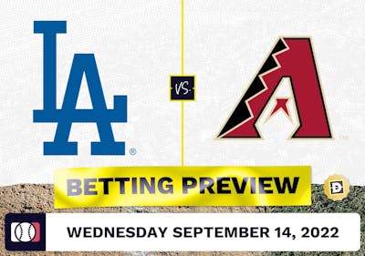 Dodgers vs. Diamondbacks Prediction and Odds - Sep 14, 2022