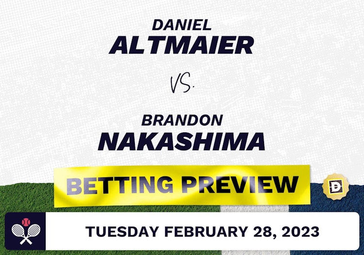 Daniel Altmaier vs. Brandon Nakashima Predictions - Feb 28, 2023