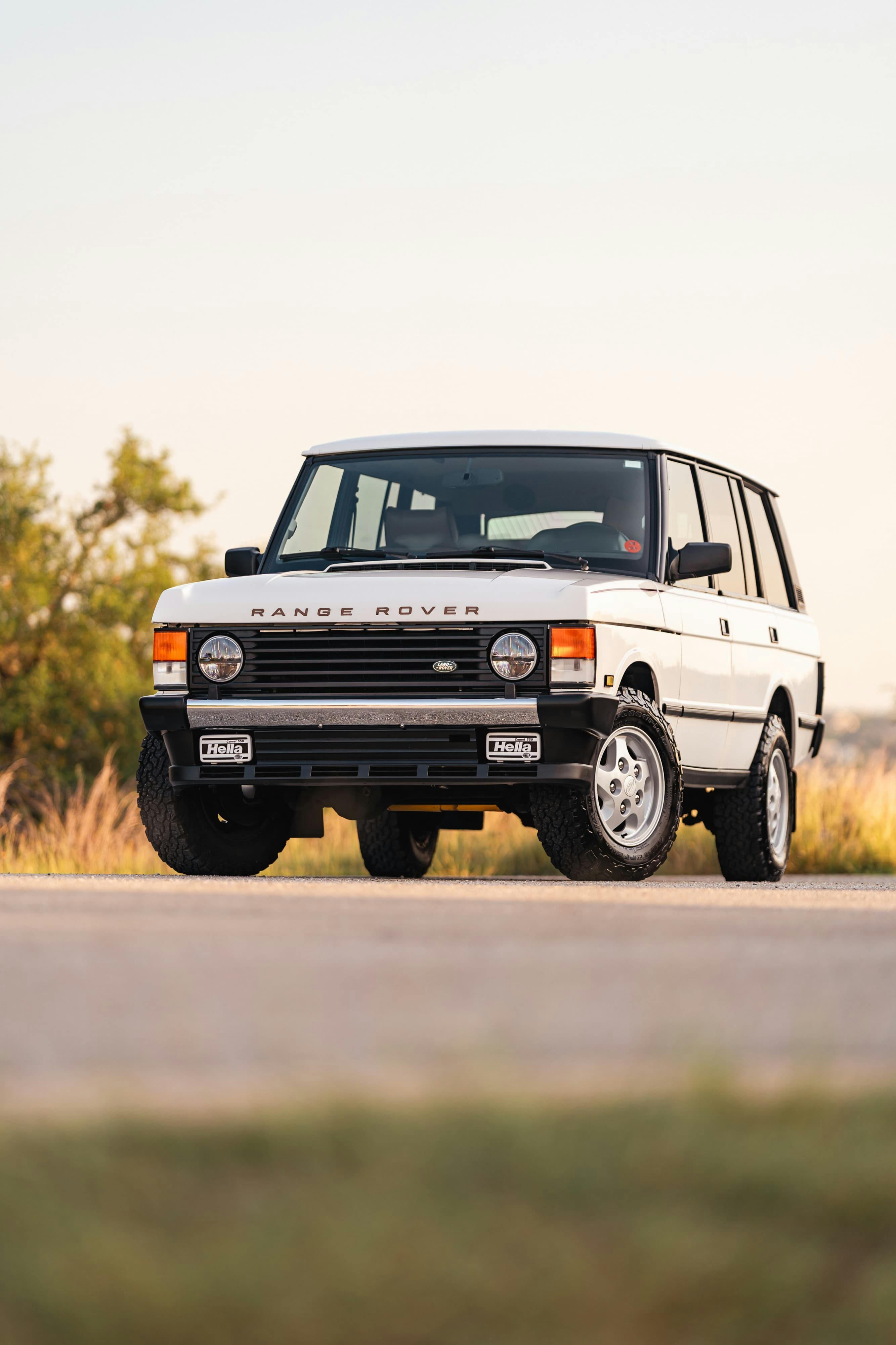 1995 White Land Rover Range Rover County Long Wheel Base in Austin, TX.