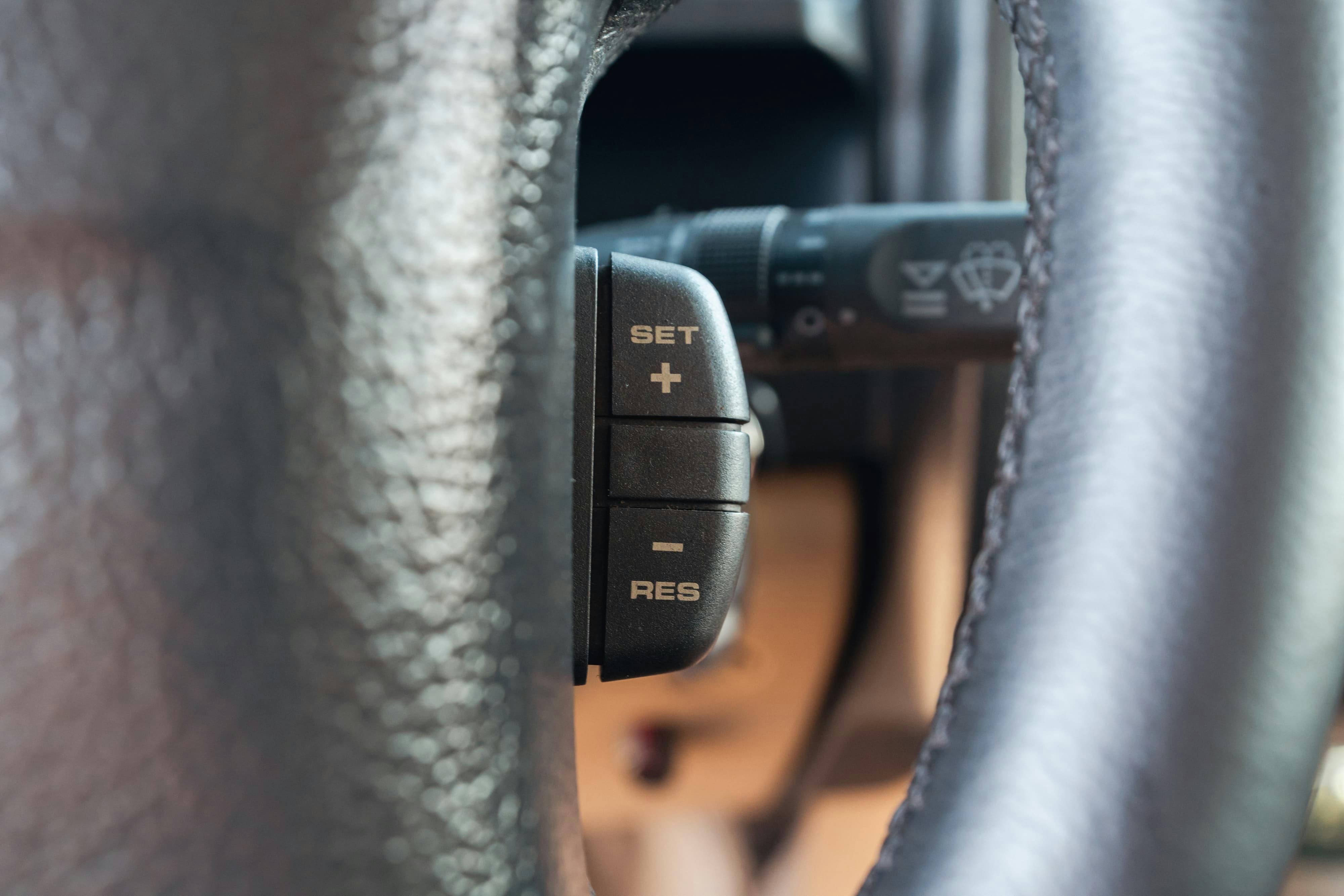 Interior of a 1995 White Land Rover Range Rover County Long Wheel Base in Austin, TX.