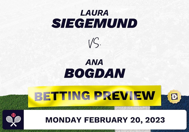 Laura Siegemund vs. Ana Bogdan Predictions - Feb 20, 2023