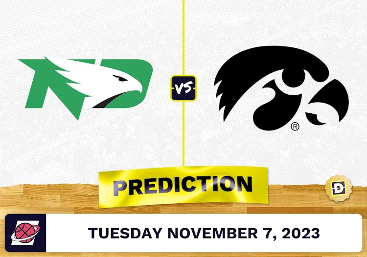 North Dakota vs. Iowa Basketball Prediction - November 7, 2023